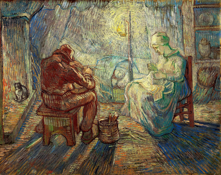  文森特·威廉·梵高  Vincent Willen Van Gogh ——夜晚